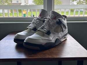 Jordan 4 Retro White Cement Size 12